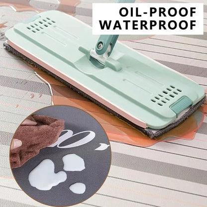 Tapis de cuisine moderne en PVC – Tapis de sol imperméable et résistant à l'huile pour une décoration intérieure élégante