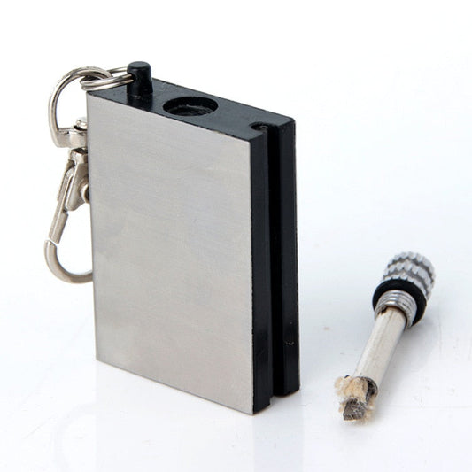 Floroux Stainless Steel Lighter | Permanent Match | Outdoor & Everyday | Reusable
