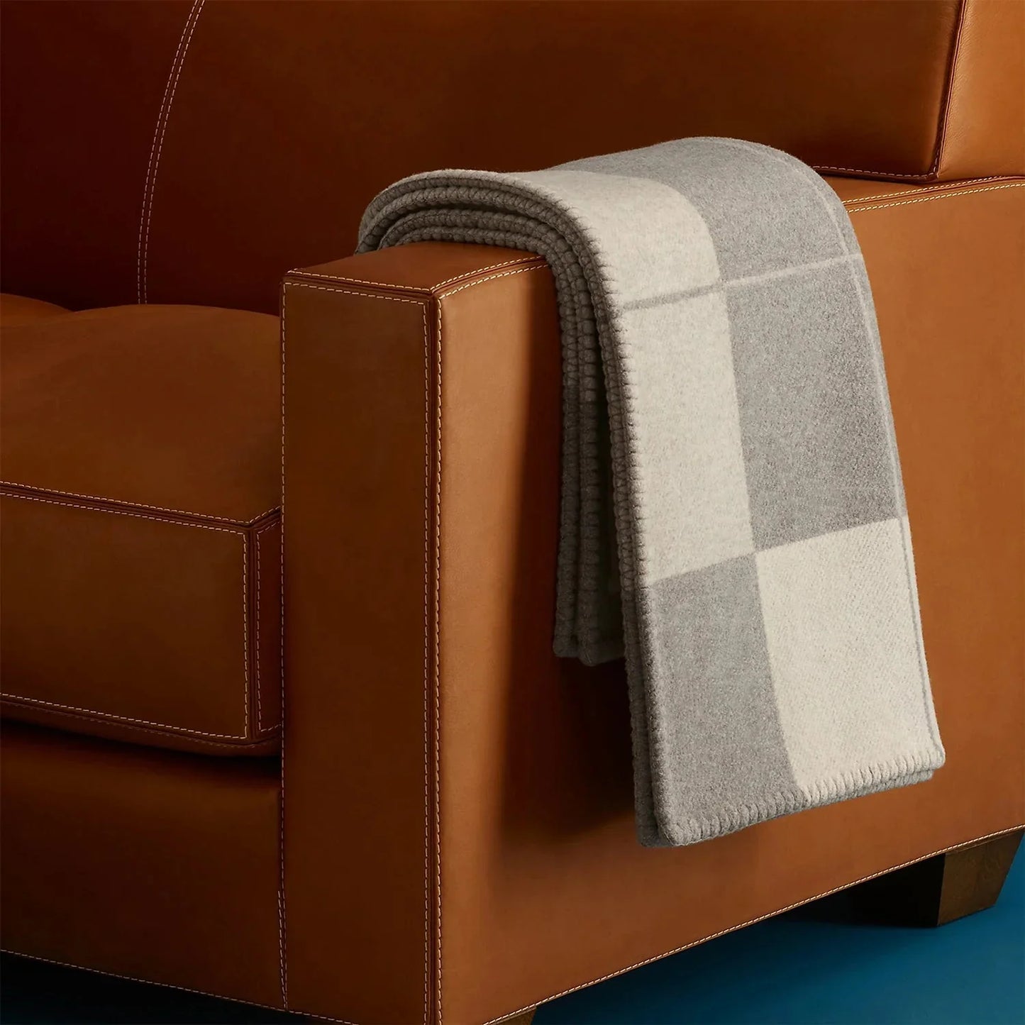 CachemireLuxe – Couverture en Laine et Cachemire pour Salon