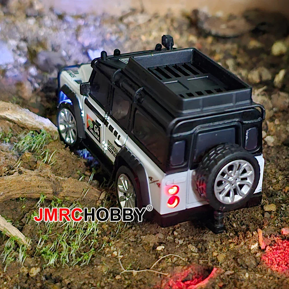 Voiture RC en alliage avec remorque - Véhicule miniature télécommandé 2,4 GHz pour enfants et adultes