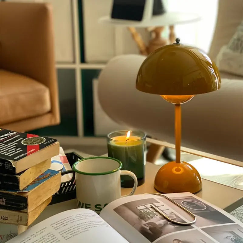 FleurÉlite - Lampe LED Rechargeable Design Moderne et Élégant