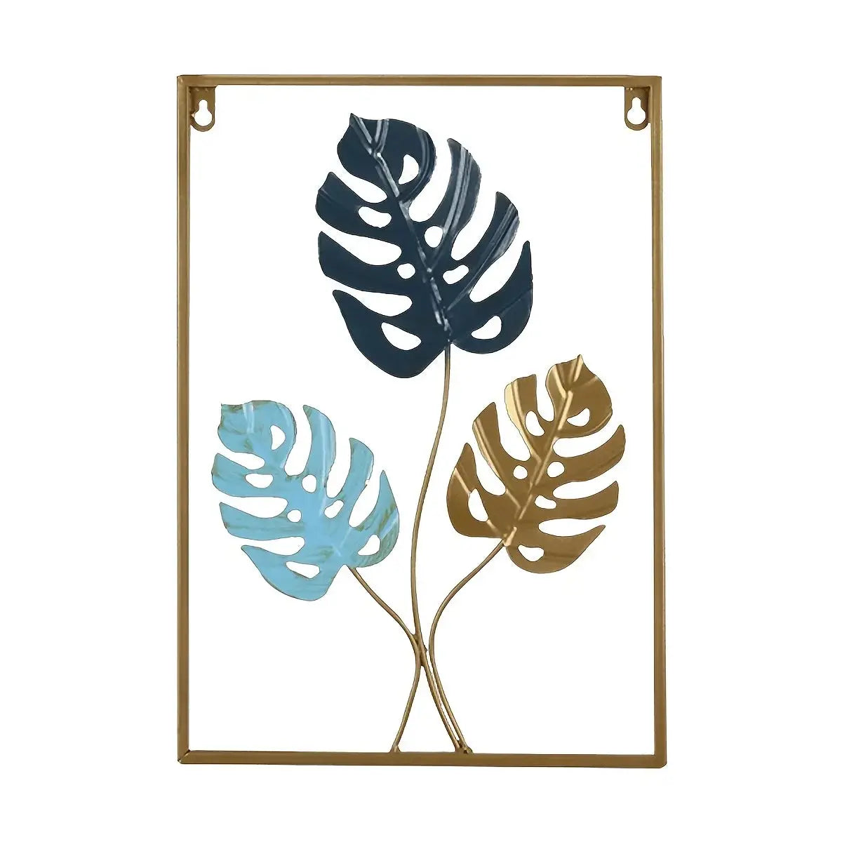 Cadre mural en fer paysage de jungle