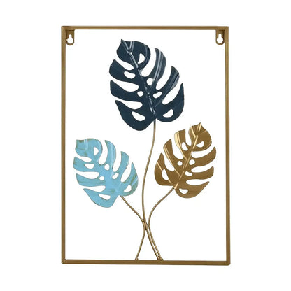 Cadre mural en fer paysage de jungle