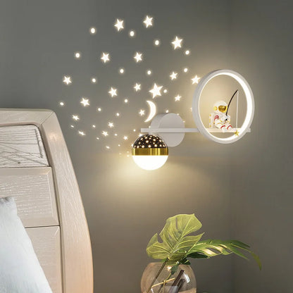 Applique murale Space Sconce projecteur d'étoiles en métal