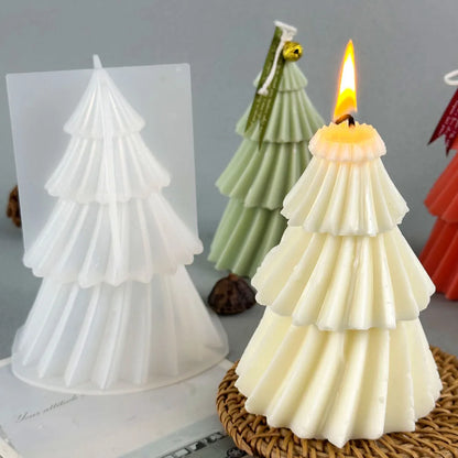 Bougie Sapin de Noël – Décorations DIY Élégantes pour Votre Intérieur