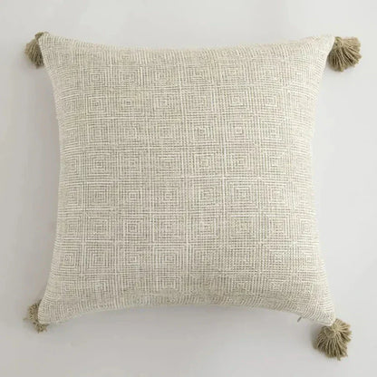 Elegance Loft Housse de coussin - Housse de coussin avec des franges ludiques pour tout intérieur
