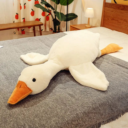 Floroux Goose - Coussin en peluche confortable et amusant pour la joie et la détente