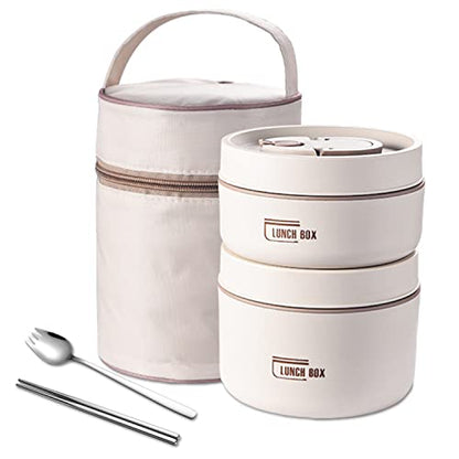 Set de lunchbox isolé intelligent | Idéal pour le travail et les voyages