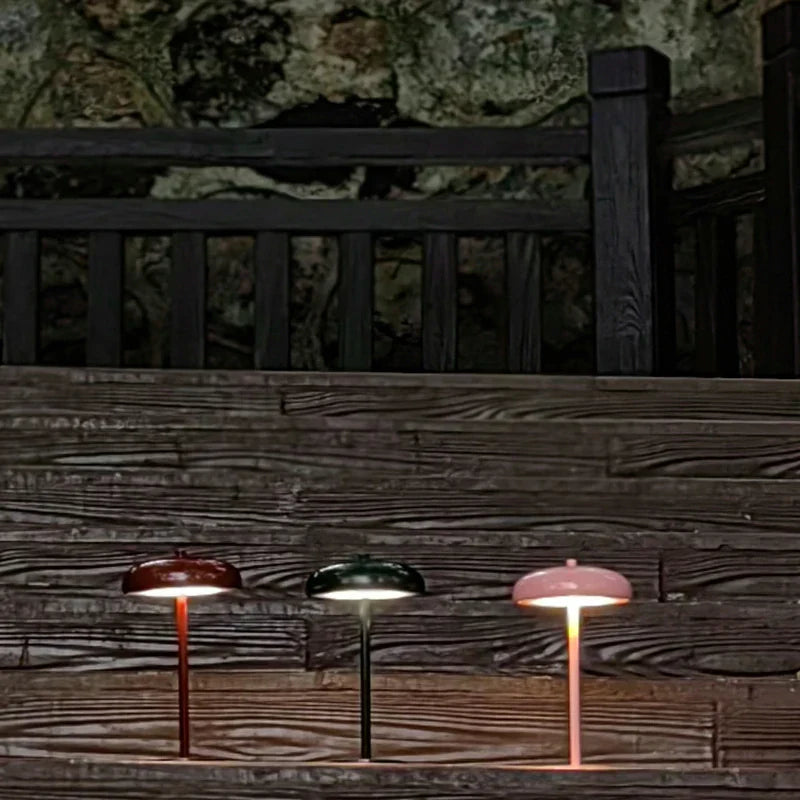 Cmoonfall lampe de chevet LED nordique rechargeable décoration table basse décoration chambre Pour l'étude lampe de nuit bureau