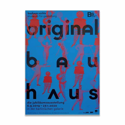 Affiche premium en toile Bauhaus créatif