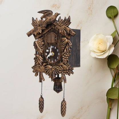 CuckooChime Clock - Horloge mural intemporel avec bruit d'oiseau