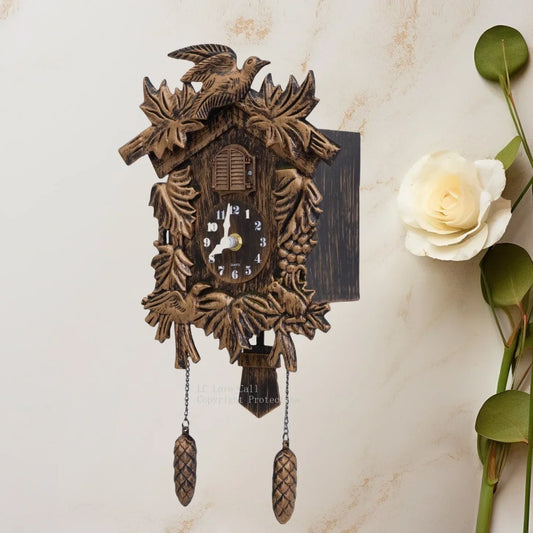 CuckooChime Clock - Horloge mural intemporel avec bruit d'oiseau