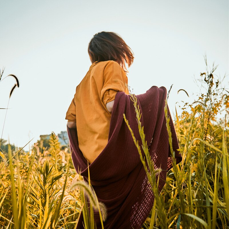 Couverture en coton gaufrée | Chaleur infinie à la maison