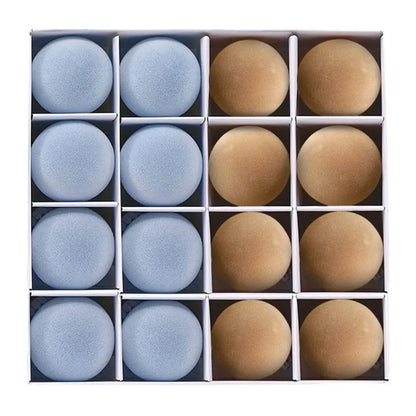 Ensemble de boules décoratives en velours pour Noël - Sphères décoratives pour arbre et décoration de vacances, accent festif élégant 16PCS 6cm (2,3 pouces)