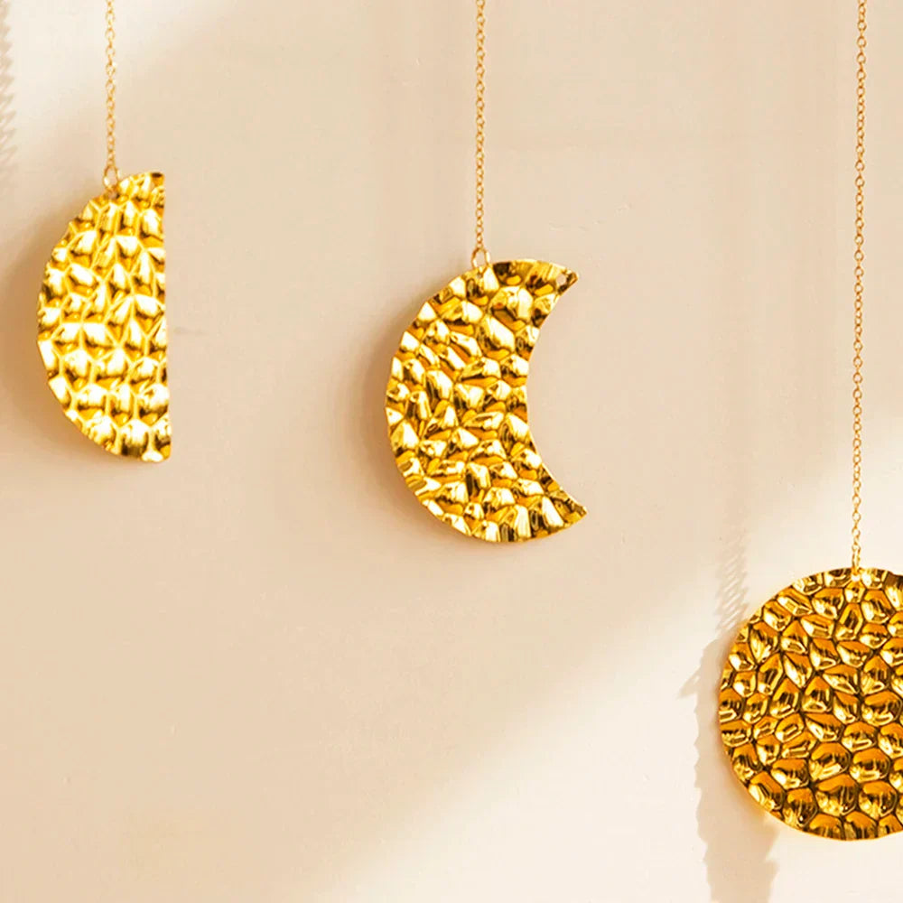 Floroux Décoration Murale Métal Lune | Design Murale Moderne | Décoration Mystique pour la Maison | Accent Intemporel