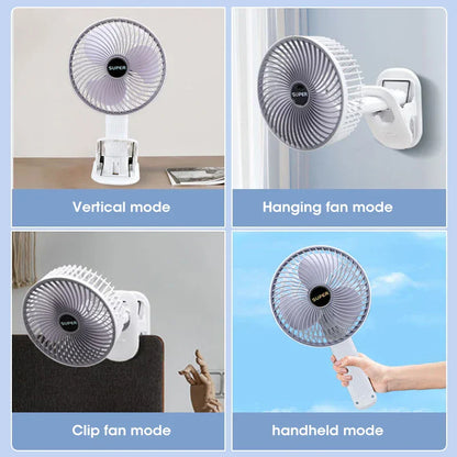 BreezeWave 4-en-1 Ventilateur - Refroidissement Puissant pour Chaque Situation