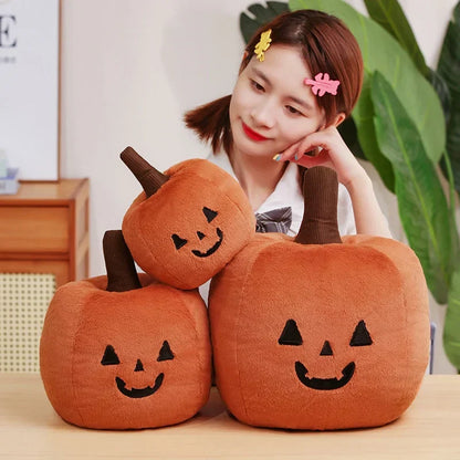 Floroux Ami Citrouille - Figurine Peluche Citrouille d'Halloween Douillette