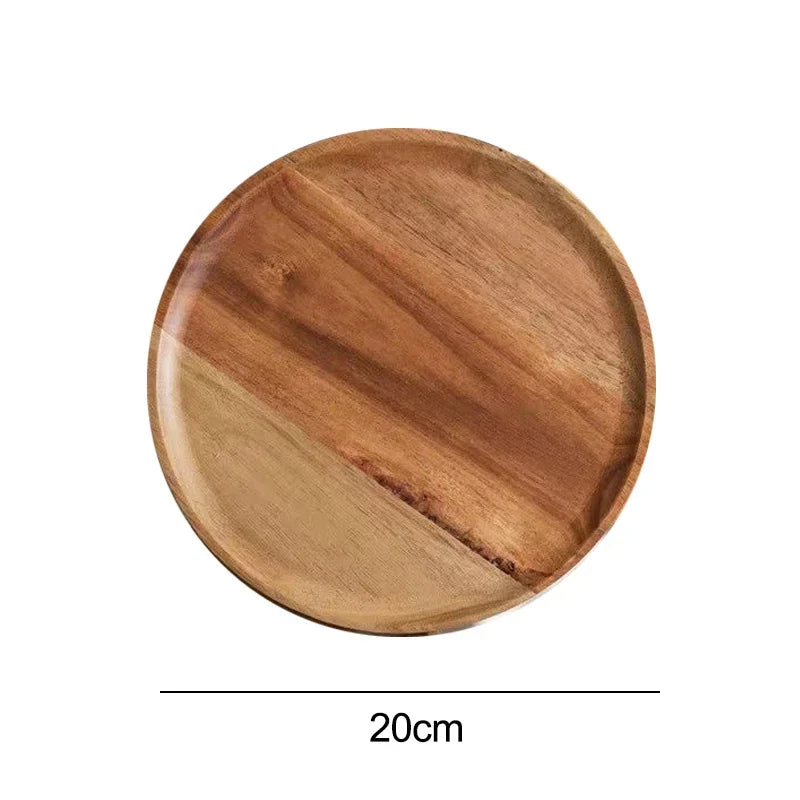 Floroux Tray Collection | High-quality acacia wood plates | Sustainable and elegant table decoration