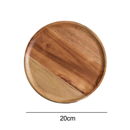 Floroux Tray Collection | High-quality acacia wood plates | Sustainable and elegant table decoration