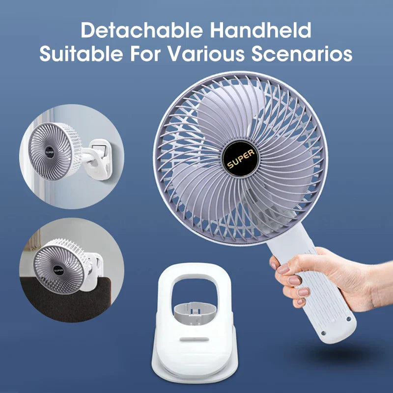 BreezeWave 4-en-1 Ventilateur - Refroidissement Puissant pour Chaque Situation