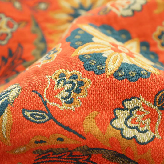 Couverture en Coton Boho Luxe - Élégance et Confort Pour Votre Intérieur