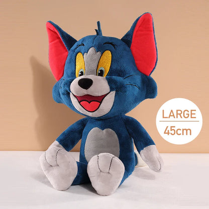 Doll en peluche Tom et Jerry mignon - Coussin apaisant pour le sommeil des bébés, parfait cadeau pour les enfants et les amateurs de poupées