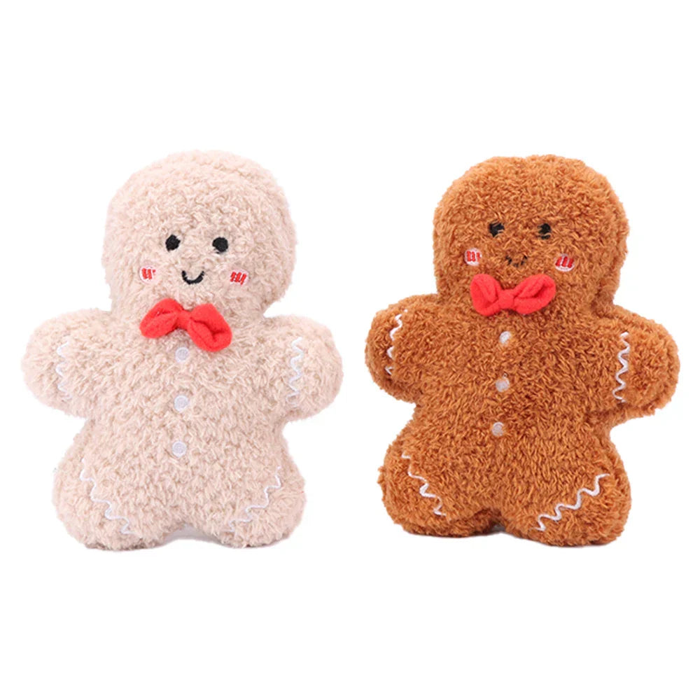 Floroux Bonhomme en pain d'épice - Belle décoration de Noël et jouet en peluche