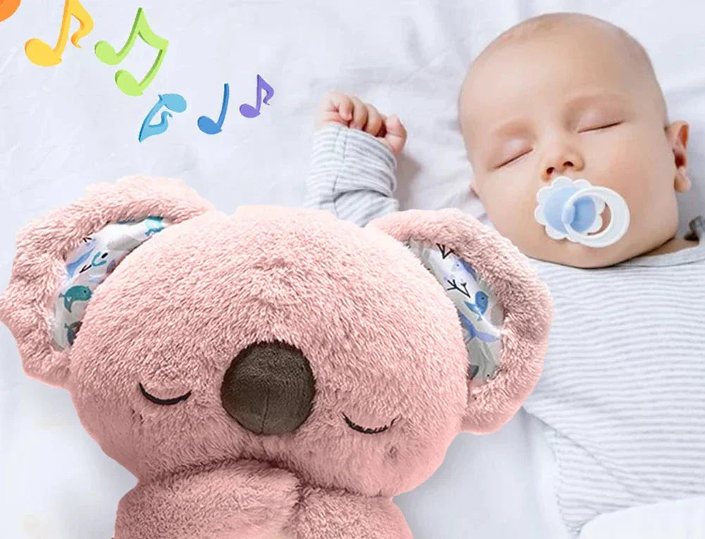 Floroux - Mignon ours koala câlin avec lumière apaisante et musique pour des nuits relaxantes