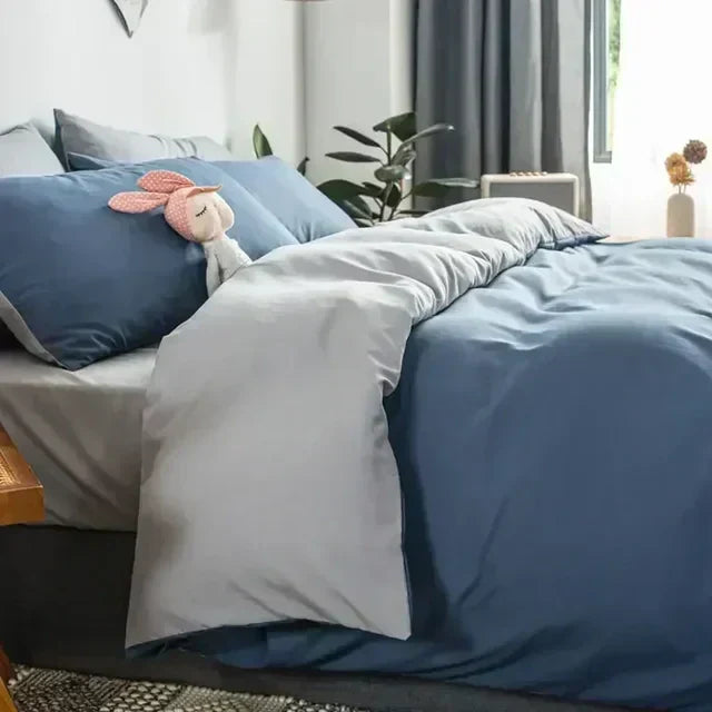 DuoDream Duvet - Housse de couette réversible élégante pour le confort
