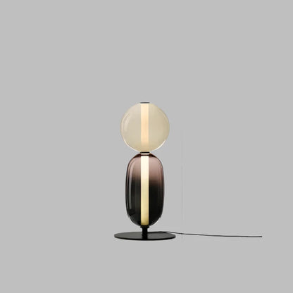 ChromaLuxe - Designer Lampe de Sol avec Accents de Couleur pour une Ambiance Éclatante