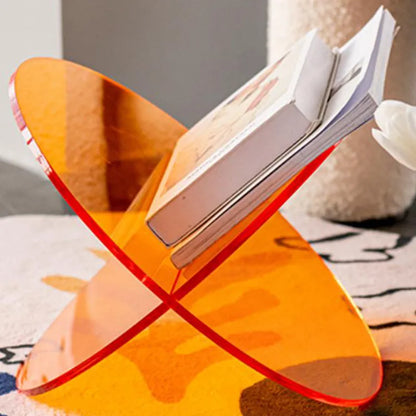 Étagère de rangement en acrylique coloré pour livres