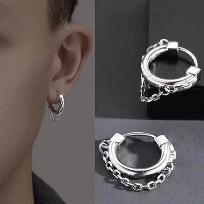 ChainHoops Boucles d'oreilles - Boucles d'oreilles élégantes tendance