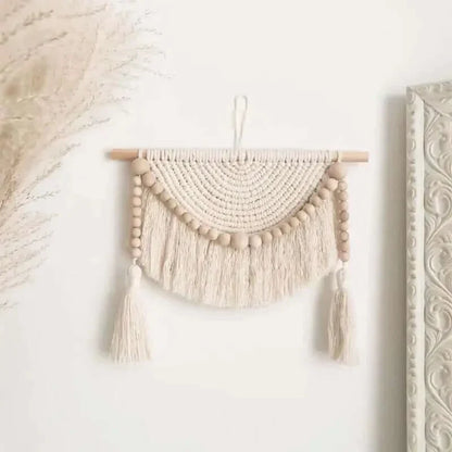 Chic en coton macramé décoration murale