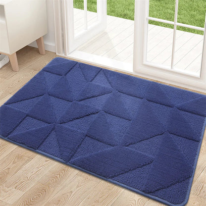 Tapis antidérapant de capture de saleté 80 × 120 cm – Tapis répulsif à saleté pour zone d'entrée, salle de bain, salon, cuisine et couloir