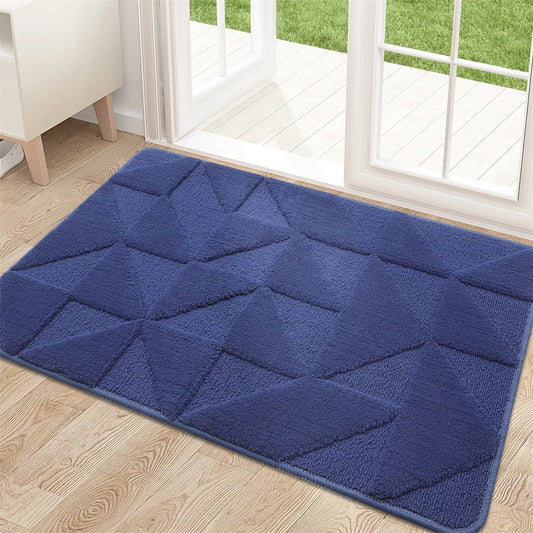 Tapis antidérapant de capture de saleté 80 × 120 cm – Tapis répulsif à saleté pour zone d'entrée, salle de bain, salon, cuisine et couloir