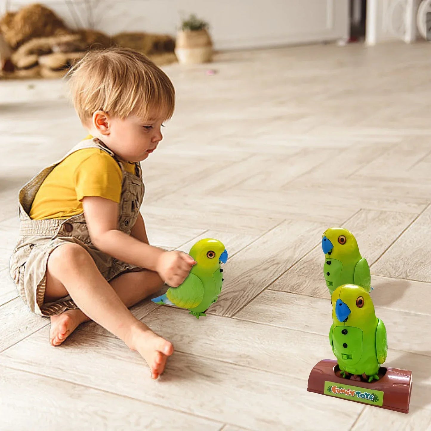 ChatBird Toy – Perroquet interactif qui parle et chante