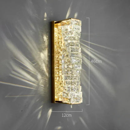 Floroux - Applique LED élégante en cristal pour des accents stylés