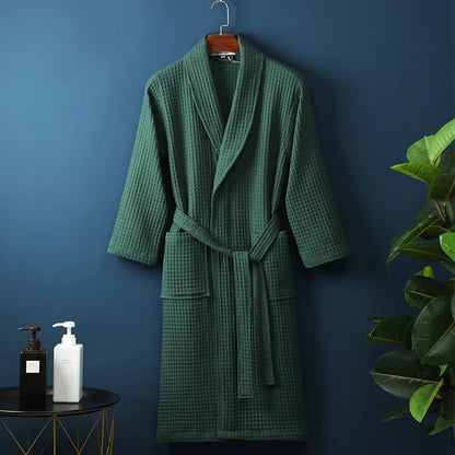Premium bathrobe Floroux in cotton | Soft and breathable | Perfect for men and women | With pockets