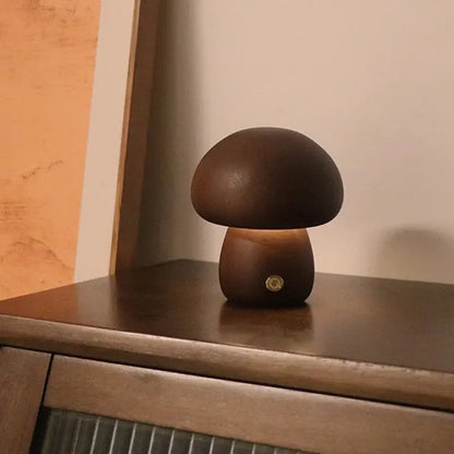 Lampe Tactile Champignon, Lumière Douce et Apaisante