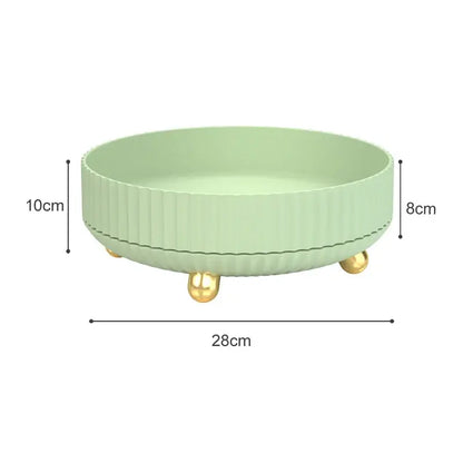 Designer coupe de fruits avec des accents dorés - Moderne et luxueux