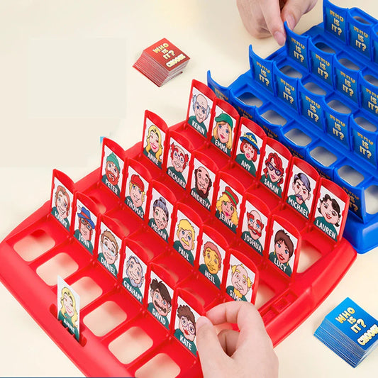 Jeu interactif Devine Qui pour enfants - Jeu de cartes puzzle logique parent-enfant pour le plaisir et l'engagement entre amis