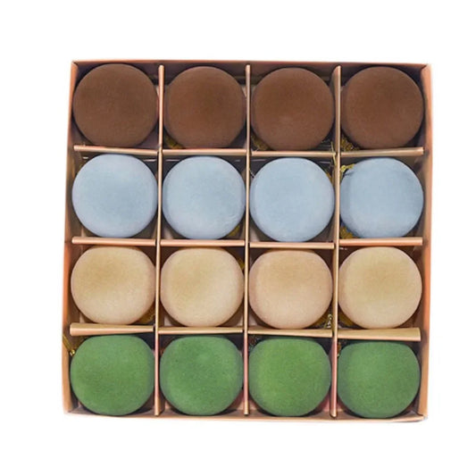 Ensemble de boules décoratives en velours pour Noël - Sphères décoratives pour arbre et décoration de vacances, accent festif élégant 16PCS 6cm (2,3 pouces)