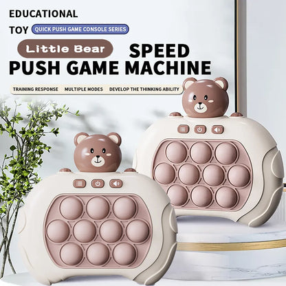Console de jeu de puzzle de décompression Speed Push - Jouet de compression engageant pour les adolescents et les adultes, développe la coordination et les compétences en résolution de problèmes