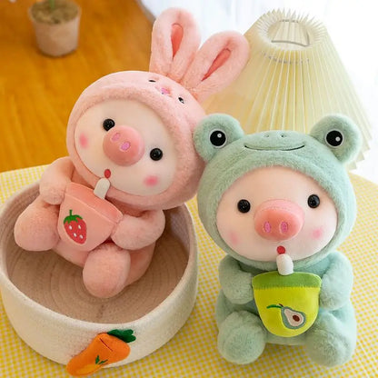 Floroux - Mignon petit porcelet dans un costume de grenouille pour enfants