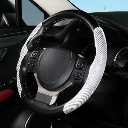 Floroux steering wheel cover 36 cm | Non-slip car steering wheel protection | High-quality material | Comfort and style