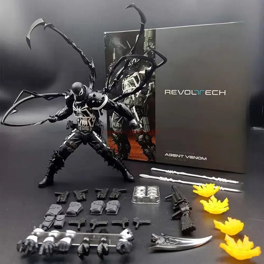 Figurine d'action Agent Venom Revoltech - Modèle anime Amazing Yamaguchi, cadeau collectible pour les fans d'Eugene Thompson