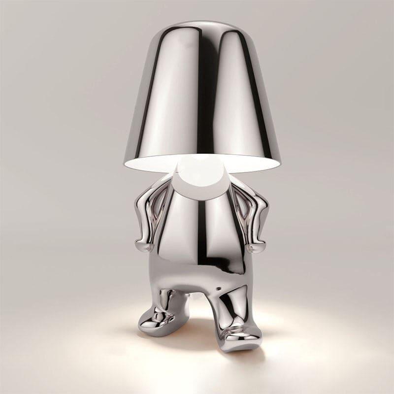 Floroux Monsieur LED Table Lamp | Elegant Figure Lamp | Modern Decor for Home & Office