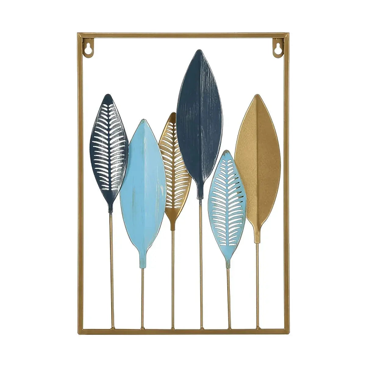 Cadre mural en fer paysage de jungle