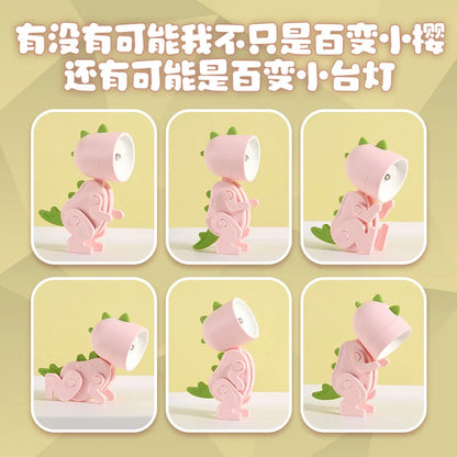 Floroux Cute LED Night Light | Mini Pet Design | Dog, Deer & Dinosaur | Foldable Table Lamp for Children's Room