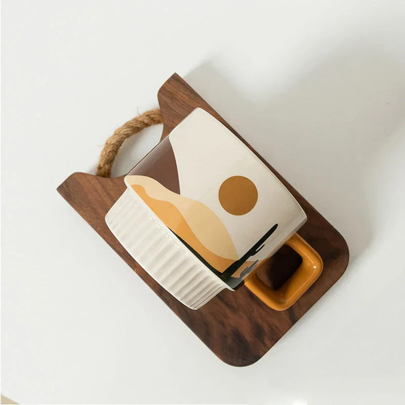 Tasse à café Retro Morandi pour les amateurs de café